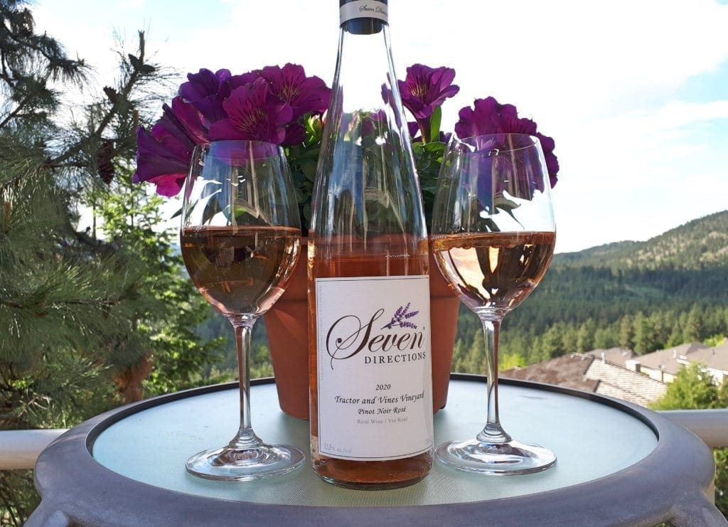 Seven Directions Tractor and Vines Pinot Noir Rosé 2020